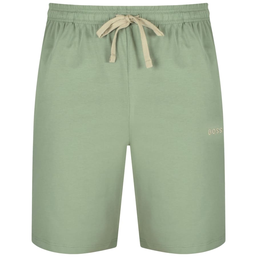 BOSS Mix And Match Jersey Shorts Green